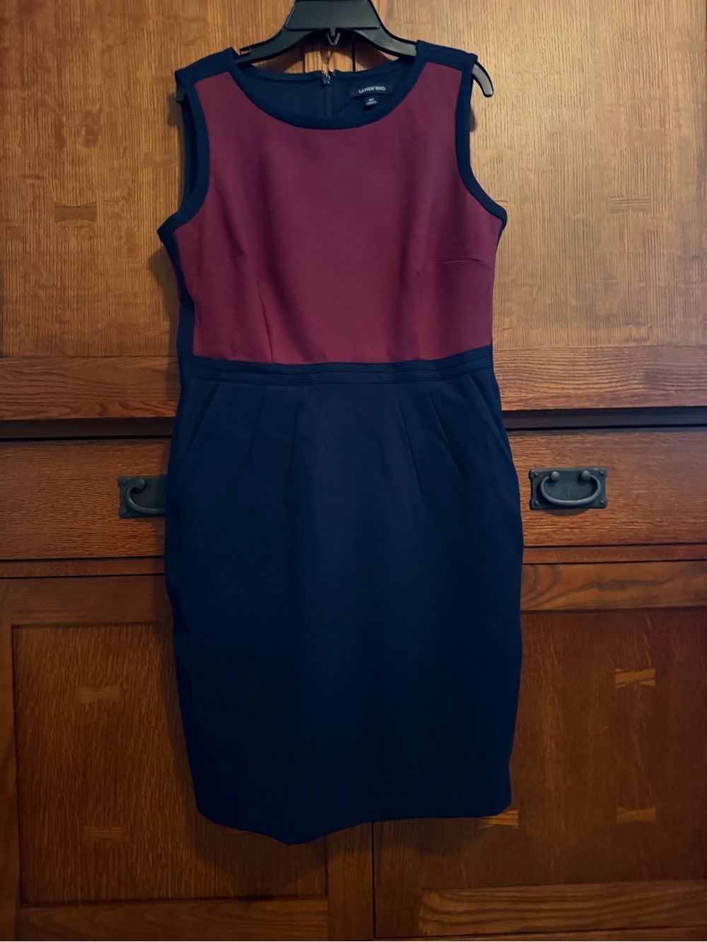 Lands End  8 Petite Sheath Dress